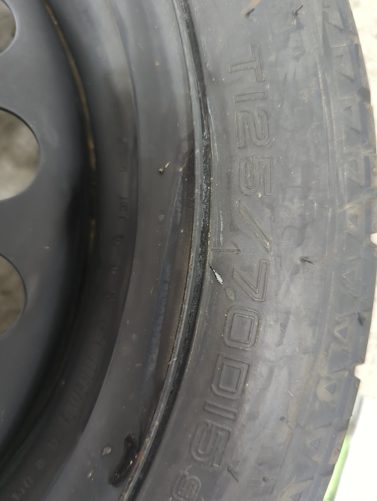 2015 Nissan Versa Spare Donut Tire Wheel Rim Oem - Oemusedautoparts1.com