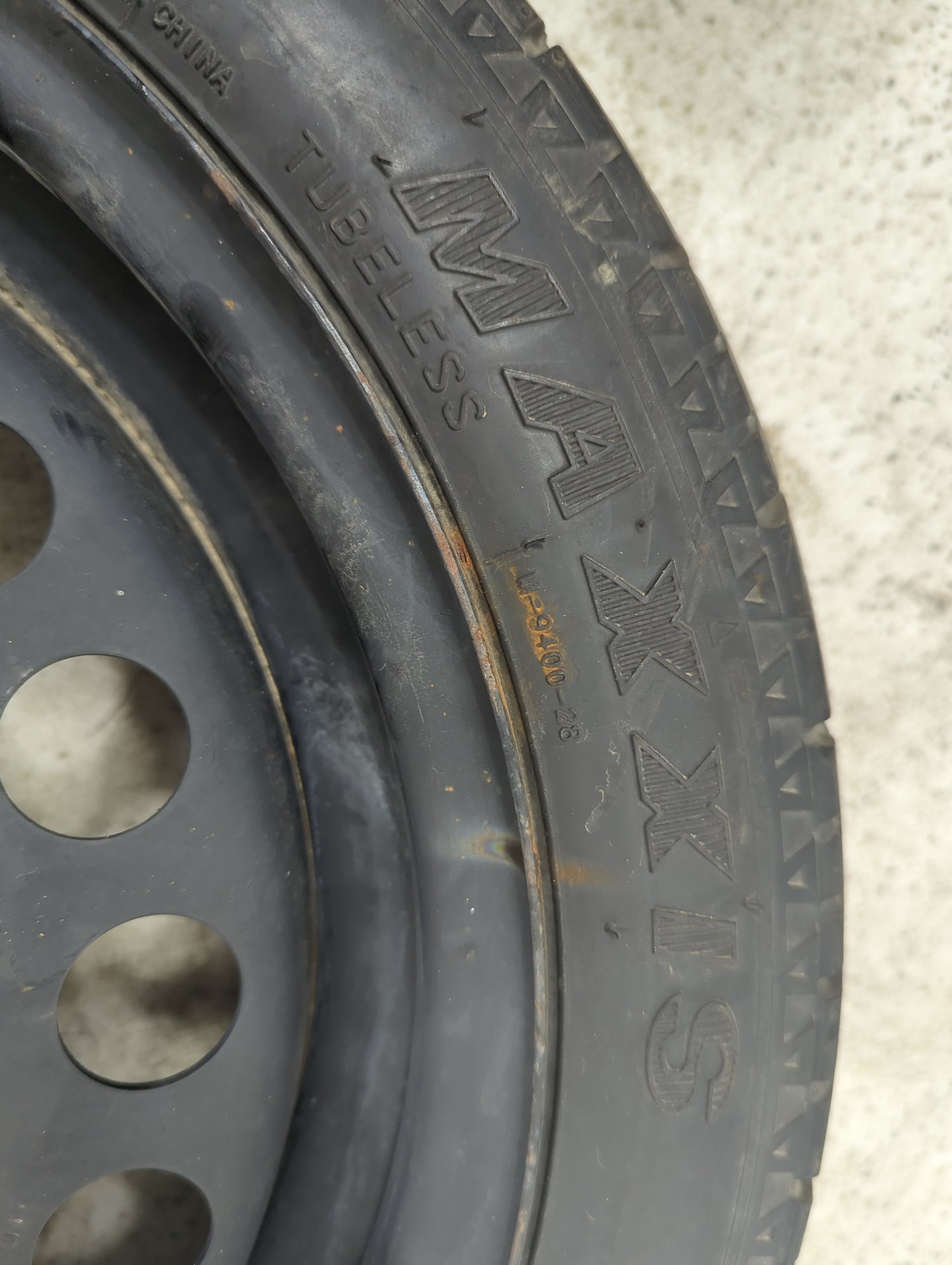 2015 Nissan Versa Spare Donut Tire Wheel Rim Oem - Oemusedautoparts1.com