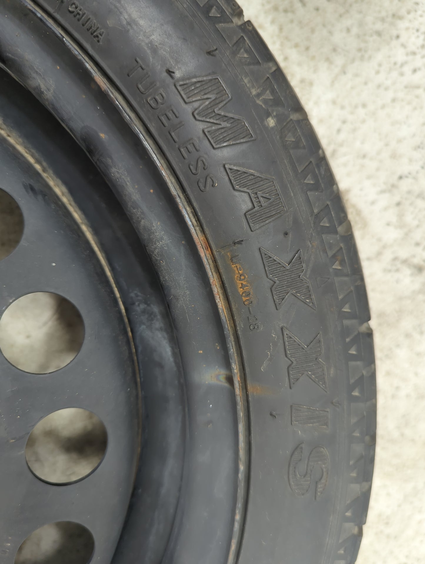 2015 Nissan Versa Spare Donut Tire Wheel Rim Oem - Oemusedautoparts1.com