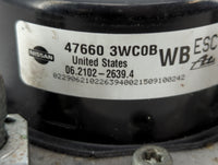 2014-2019 Nissan Versa ABS Pump Control Module Replacement P/N:47660 3WC0B Fits Fits 2014 2015 2016 2017 2018 2019 OEM Used 