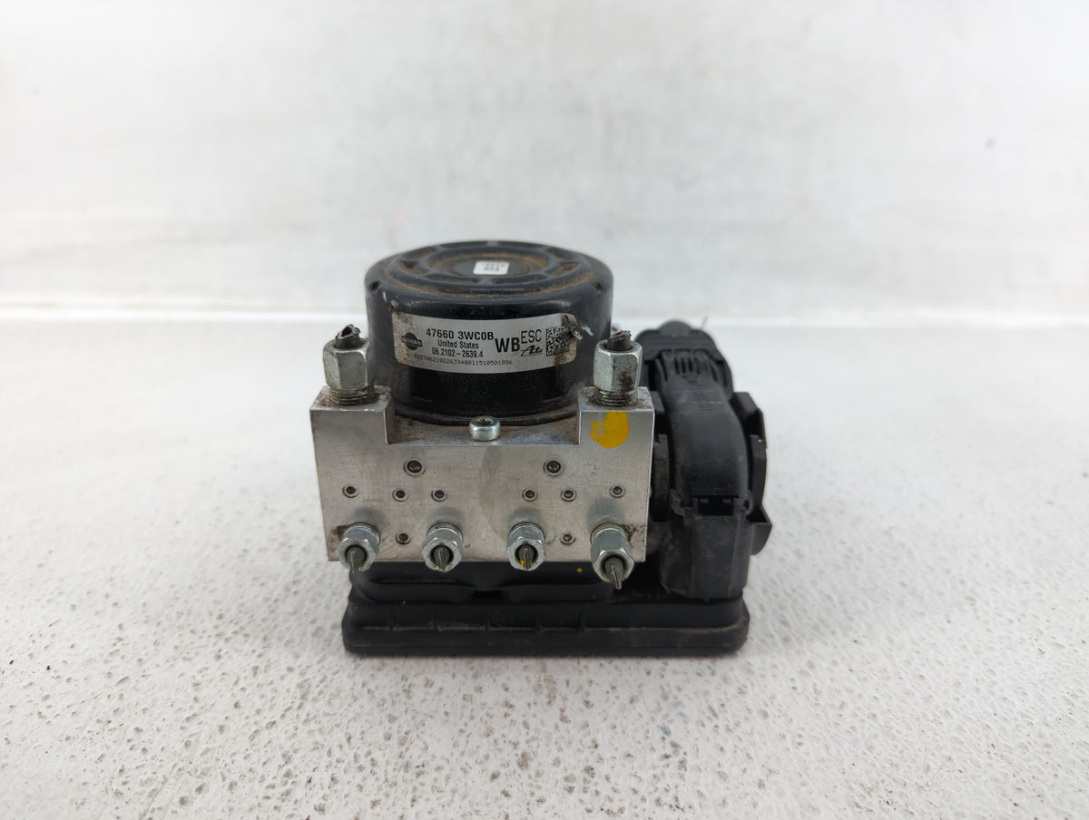 2014-2019 Nissan Versa Anti-Lock Brake ABS Pump Module Actuator OEM P/N:47660 3WC0B Fits Fits 2014 2015 2016 2017 2018 2019 