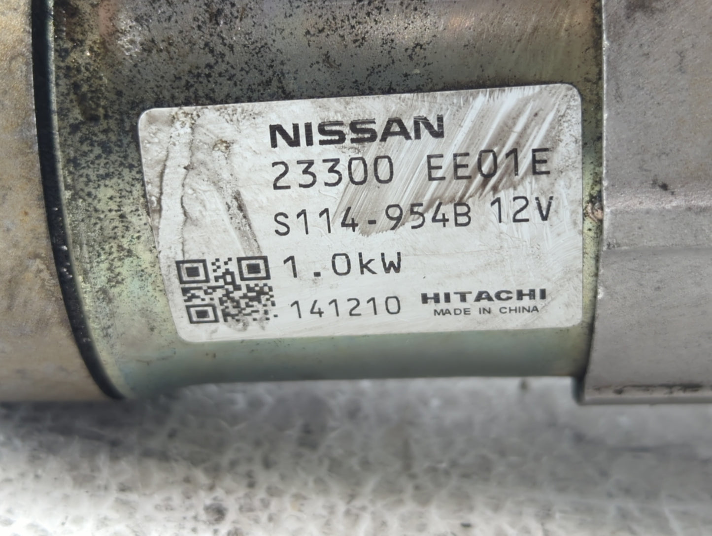 2012-2019 Nissan Versa Car Starter Motor Solenoid OEM P/N:23300 EE01E Fits Fits 2012 2013 2014 2015 2016 2017 2018 2019 OEM 