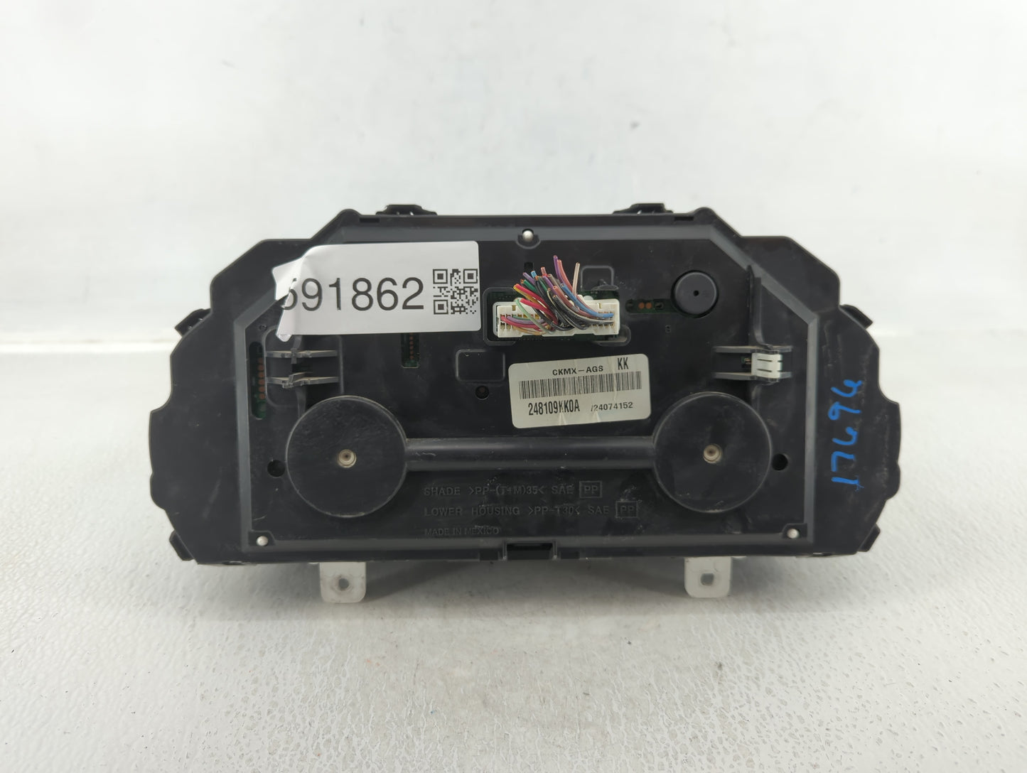 2015-2018 Nissan Versa Instrument Cluster Speedometer Gauges P/N:248109KK0A Fits Fits 2015 2016 2017 2018 OEM Used Auto Part