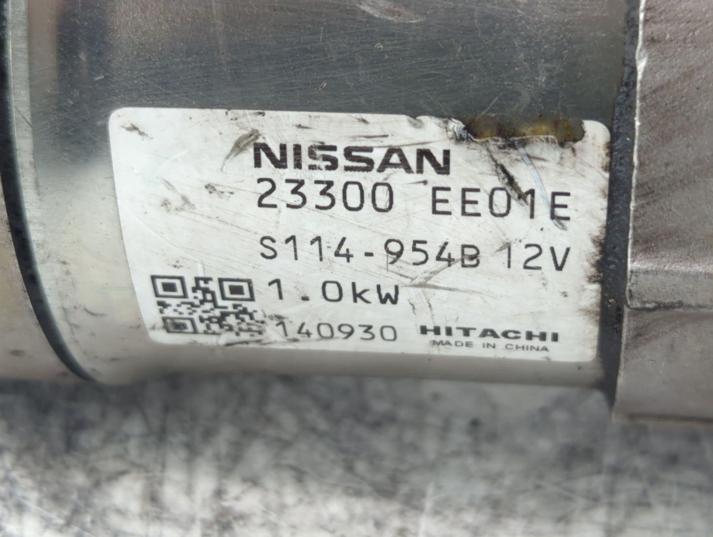 2012-2019 Nissan Versa Car Starter Motor Solenoid OEM P/N:23300 EE01E Fits Fits 2012 2013 2014 2015 2016 2017 2018 2019 OEM 