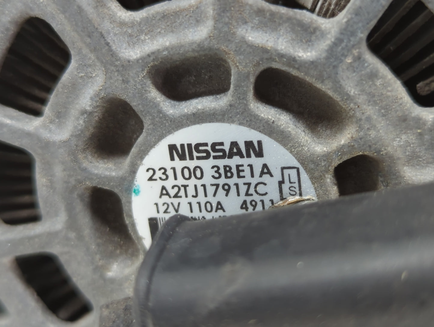 2012-2019 Nissan Versa Alternator Replacement Generator Charging Assembly Engine OEM P/N:A2TJ1791ZC 23100 3BE1A Fits OEM Use