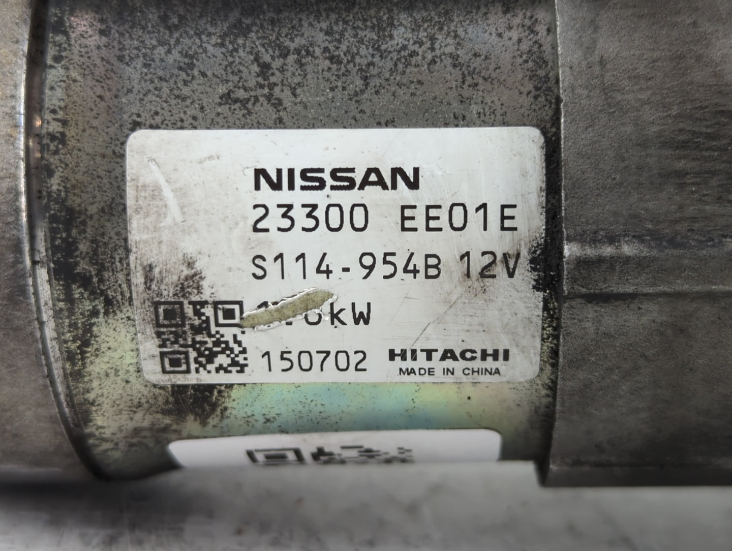 2012-2019 Nissan Versa Car Starter Motor Solenoid OEM P/N:23300 EE01E S114-954B 12V Fits OEM Used Auto Parts - Oemusedautopa