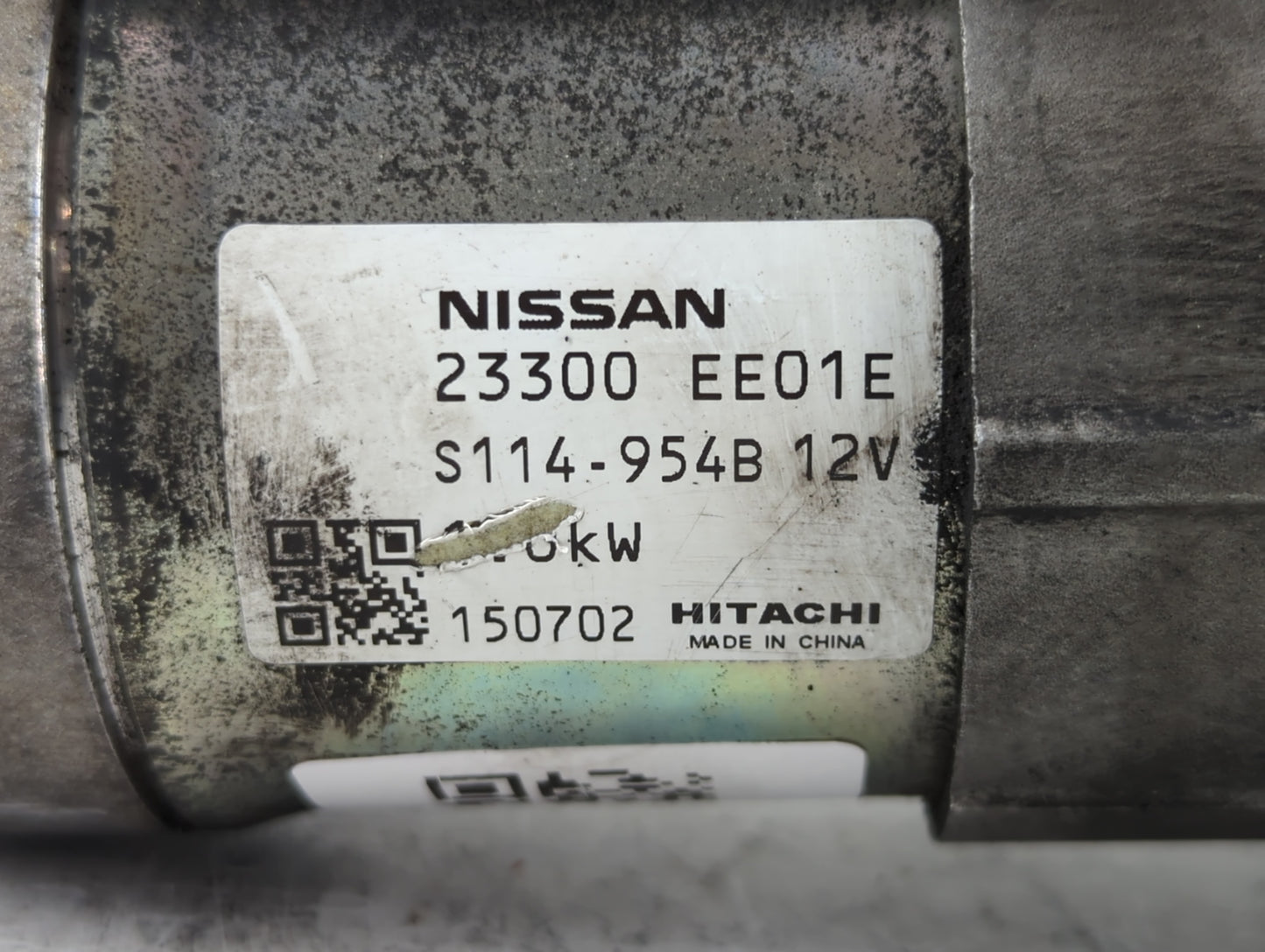2012-2019 Nissan Versa Car Starter Motor Solenoid OEM P/N:23300 EE01E S114-954B 12V Fits OEM Used Auto Parts - Oemusedautopa