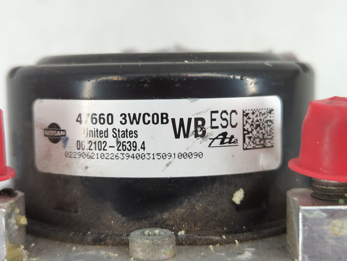 2014-2019 Nissan Versa Anti-Lock Brake ABS Pump Module Actuator OEM P/N:47660 3WC0B Fits Fits 2014 2015 2016 2017 2018 2019 