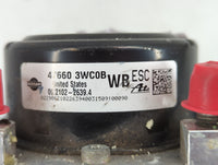 2014-2019 Nissan Versa Anti-Lock Brake ABS Pump Module Actuator OEM P/N:47660 3WC0B Fits Fits 2014 2015 2016 2017 2018 2019 