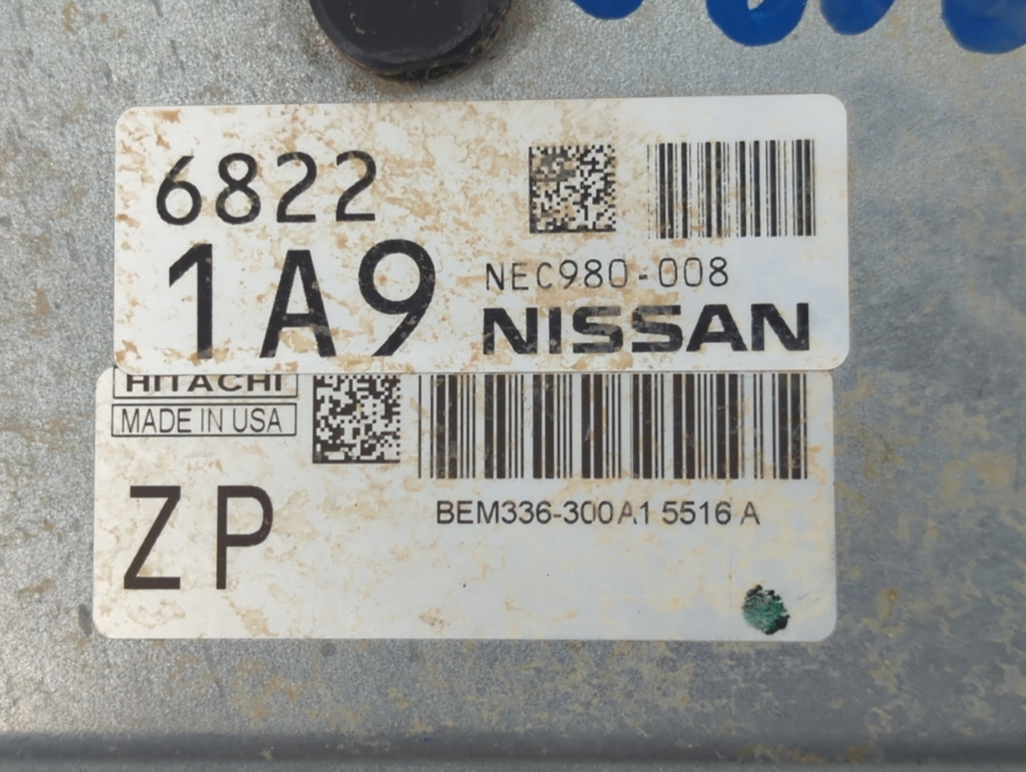 2014-2017 Nissan Versa PCM Engine Control Computer ECU ECM PCU OEM P/N:NEC980-008 Fits Fits 2014 2015 2016 2017 OEM Used Aut
