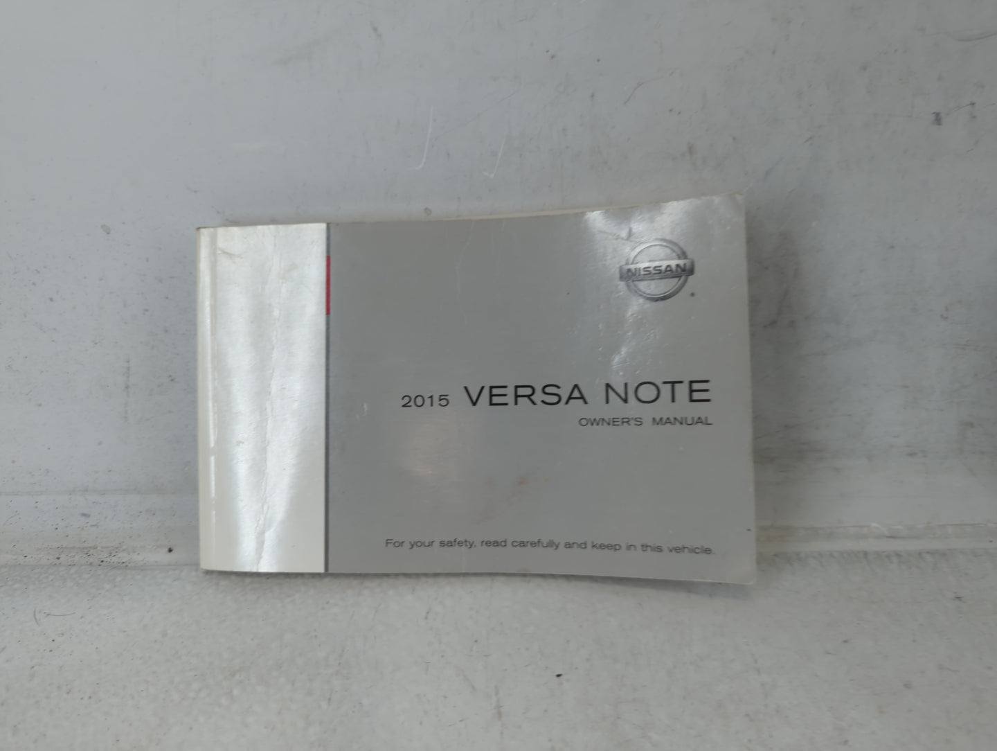 2015 Nissan Versa Owners Manual Book Guide P/N:OM15EM 0E12U1 OEM Used Auto Parts - Oemusedautoparts1.com