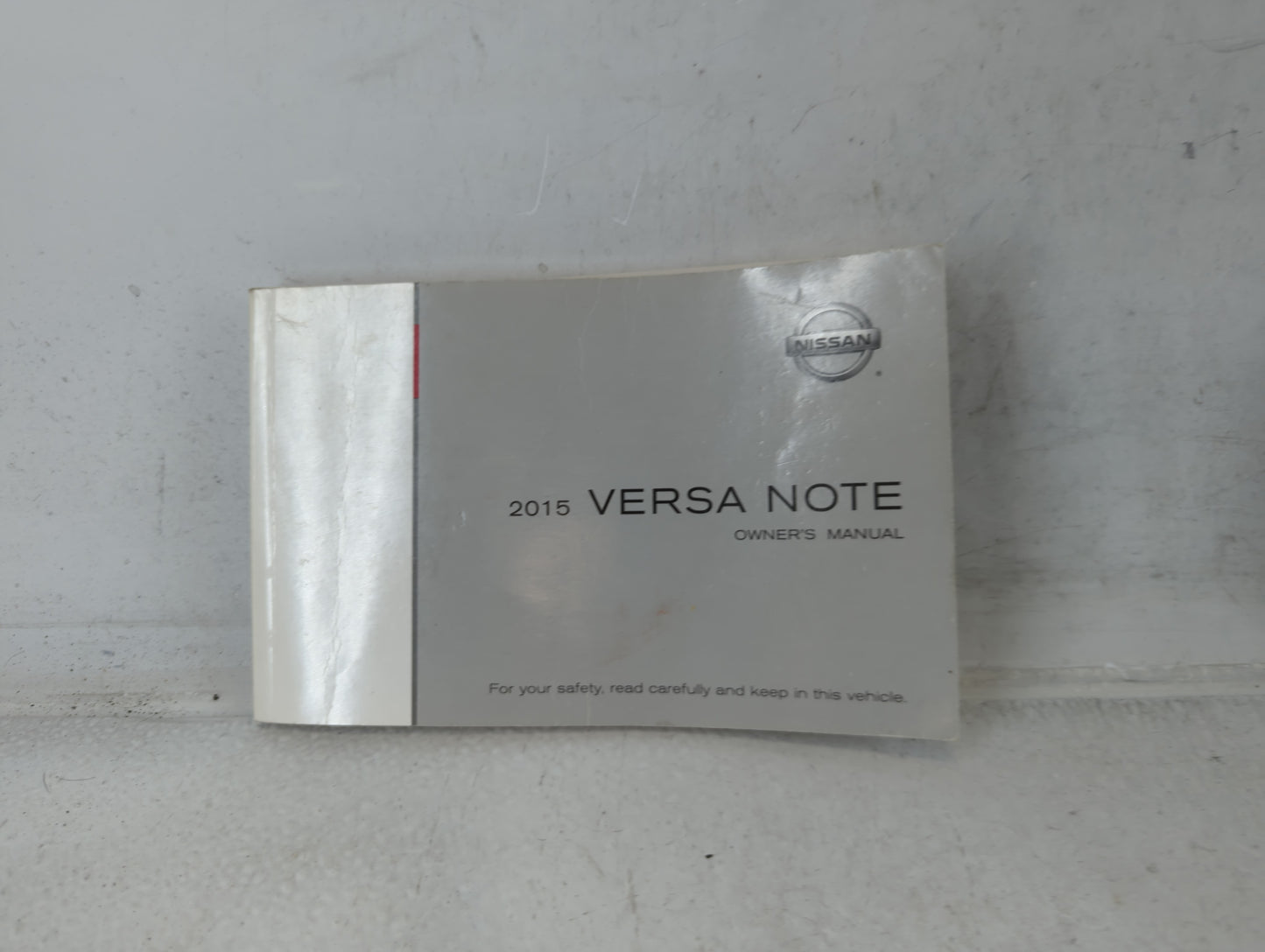 2015 Nissan Versa Owners Manual Book Guide P/N:OM15EM 0E12U1 OEM Used Auto Parts - Oemusedautoparts1.com