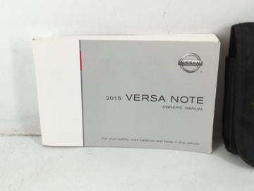 2015 Nissan Versa Owners Manual Book Guide P/N:OM15EM OE12U1 15E12-D OEM Used Auto Parts