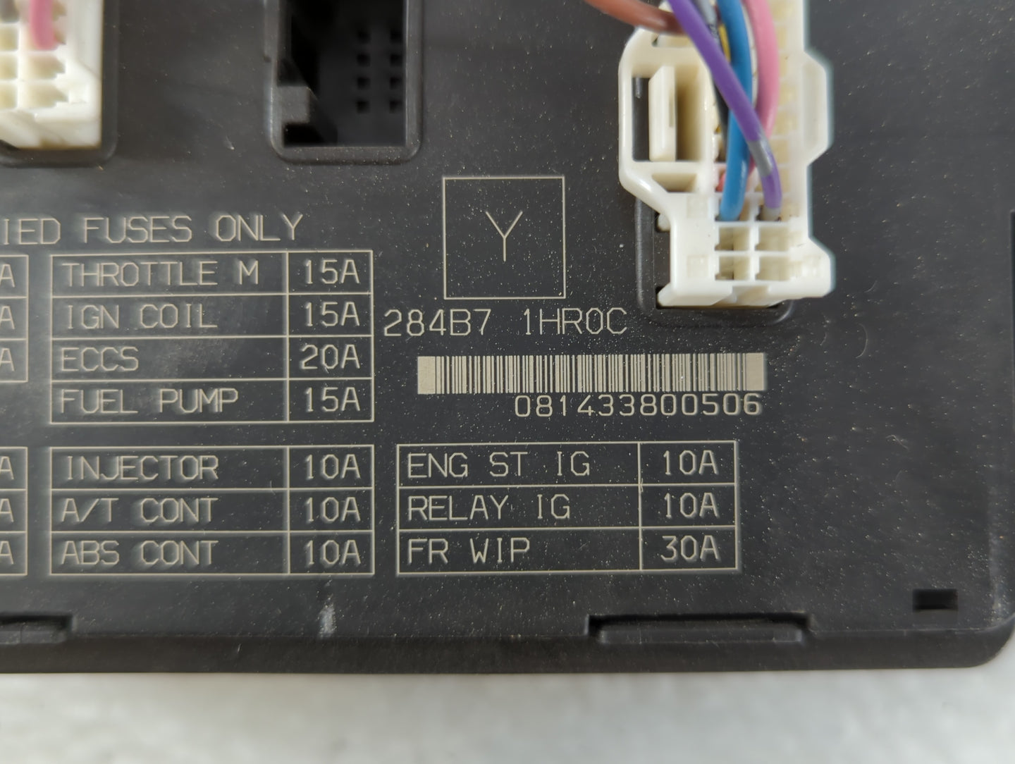 2013-2019 Nissan Versa Fusebox Fuse Box Panel Relay Module P/N:248B7 1HR0C Fits Fits 2013 2014 2015 2016 2017 2018 2019 OEM 