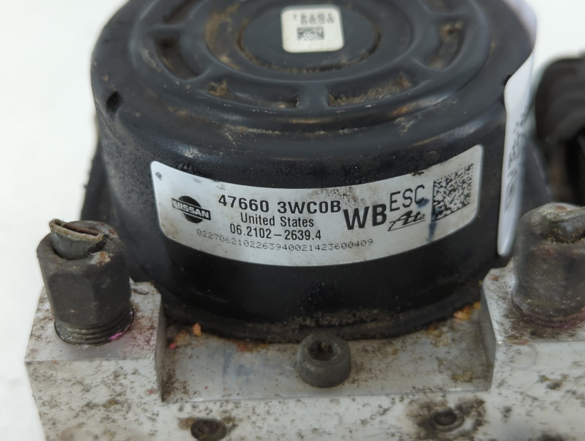 2014-2019 Nissan Versa Anti-Lock Brake ABS Pump Module Actuator OEM P/N:47660 3WC0B Fits Fits 2014 2015 2016 2017 2018 2019 