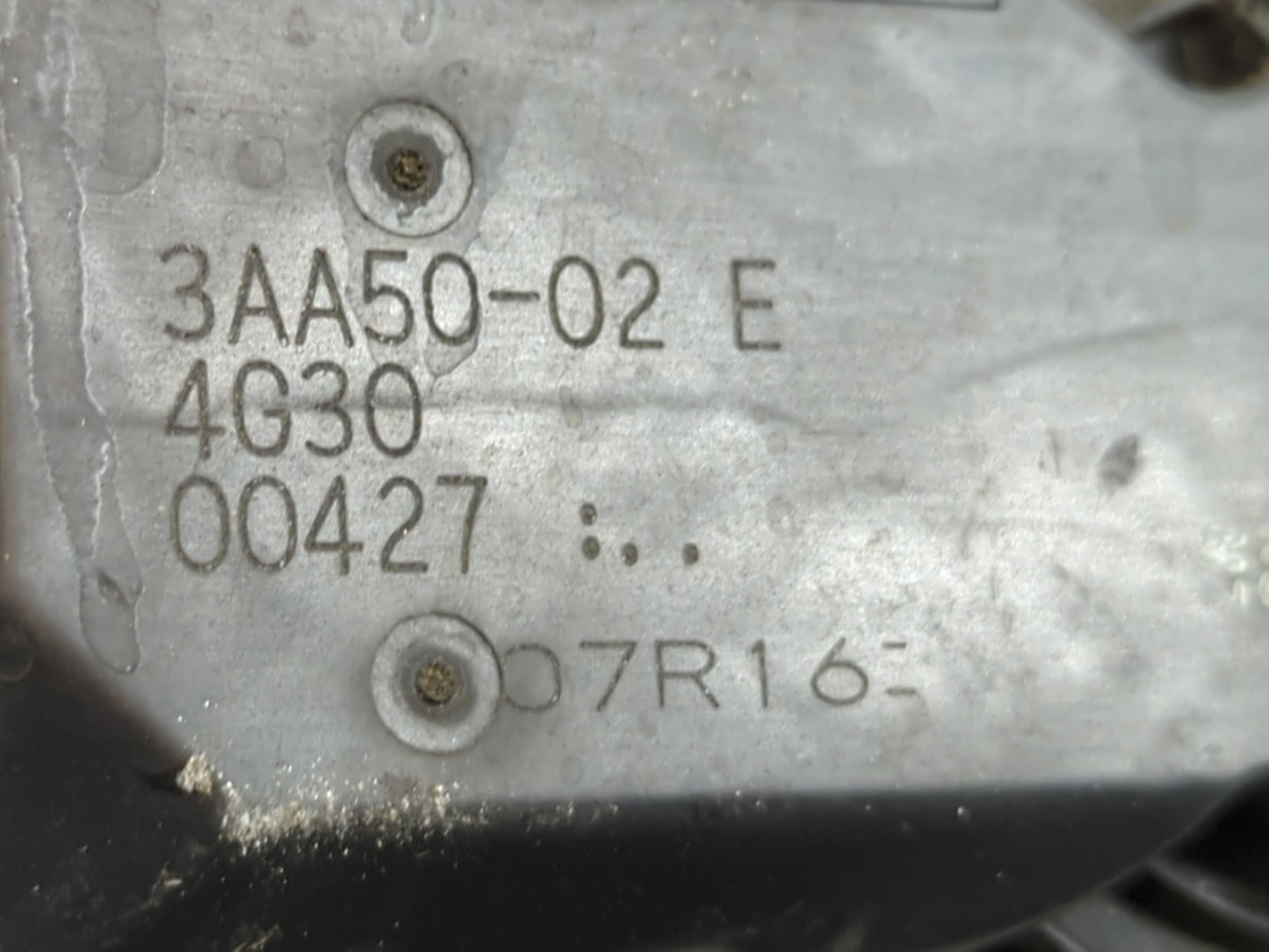 2012-2019 Nissan Versa Throttle Body P/N:3AA50-02 E Fits Fits 2012 2013 2014 2015 2016 2017 2018 2019 OEM Used Auto Parts - 