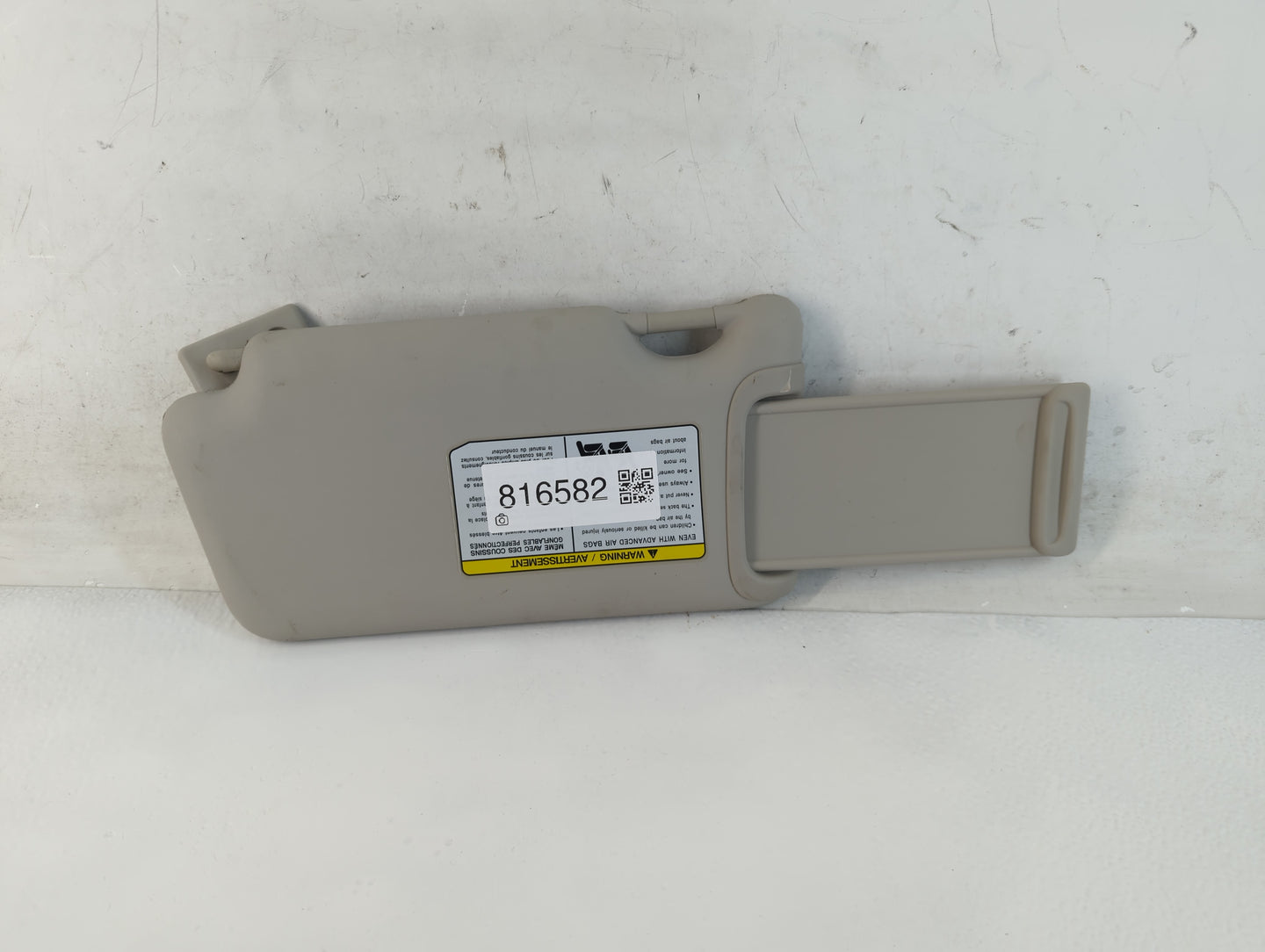 2013-2015 Nissan Versa Sun Visor Shade Replacement Passenger Right Mirror Fits Fits 2013 2014 2015 OEM Used Auto Parts - Oem