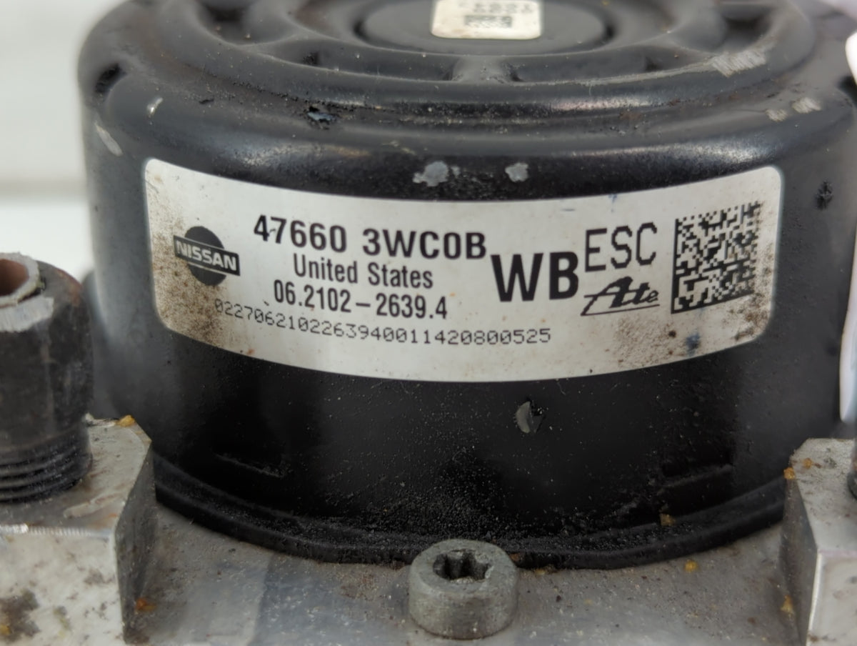 2014-2019 Nissan Versa Anti-Lock Brake ABS Pump Module Actuator OEM P/N:47660 3WC0B Fits Fits 2014 2015 2016 2017 2018 2019 