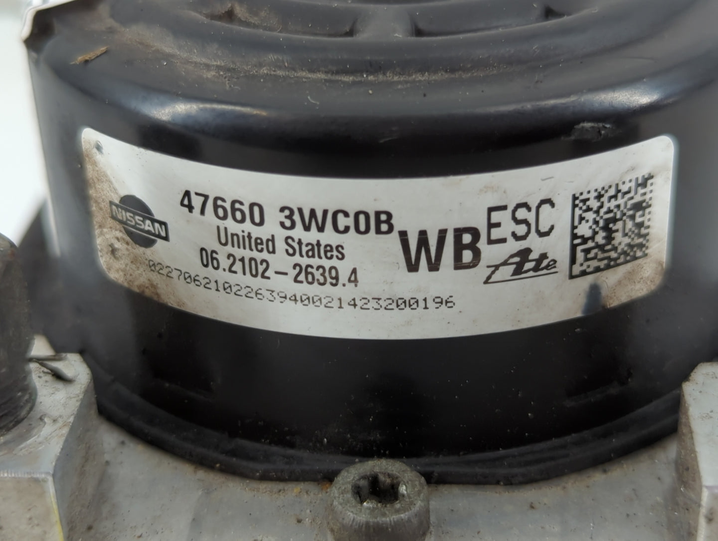 2014-2019 Nissan Versa ABS Pump Control Module Replacement P/N:47660 3WC0B Fits Fits 2014 2015 2016 2017 2018 2019 OEM Used 