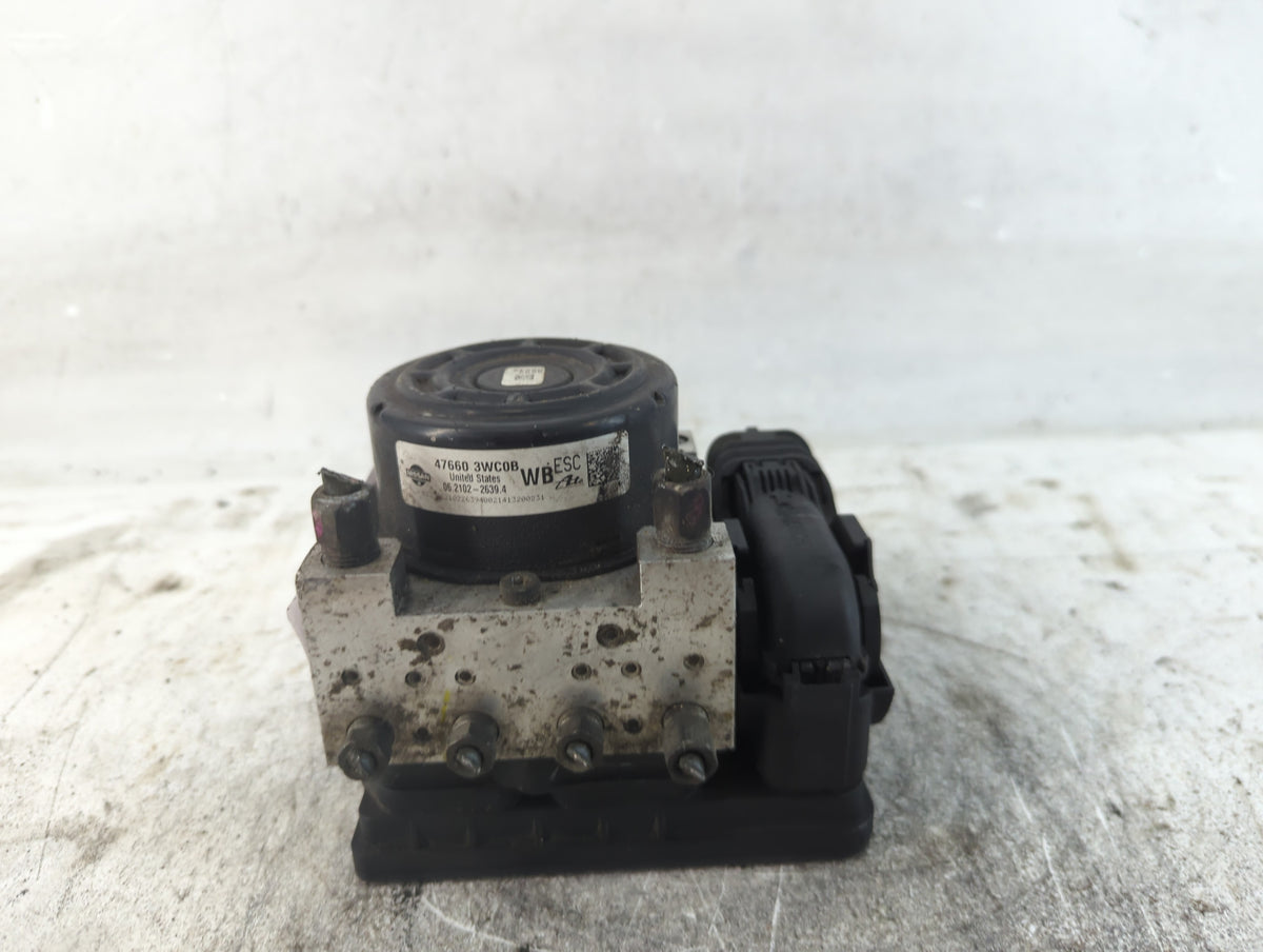 2014-2019 Nissan Versa Anti-Lock Brake ABS Pump Module Actuator OEM P/N:47660 3WC0B Fits Fits 2014 2015 2016 2017 2018 2019 