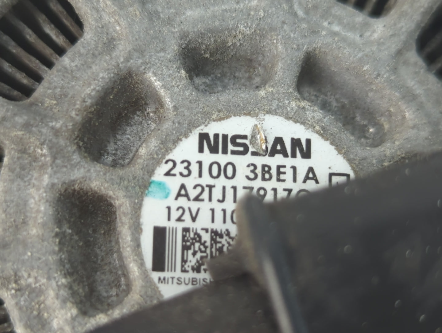 2012-2019 Nissan Versa Alternator Replacement Generator Charging Assembly Engine OEM P/N:23100 3BE1A Fits OEM Used Auto Part