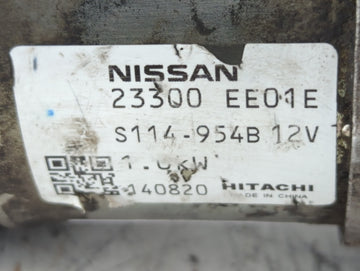 2014 Nissan Versa Note Car Starter Motor Solenoid OEM P/N:23300 EE01E Fits Fits 2012 2013 2015 2016 2017 2018 2019 OEM Used Auto Parts