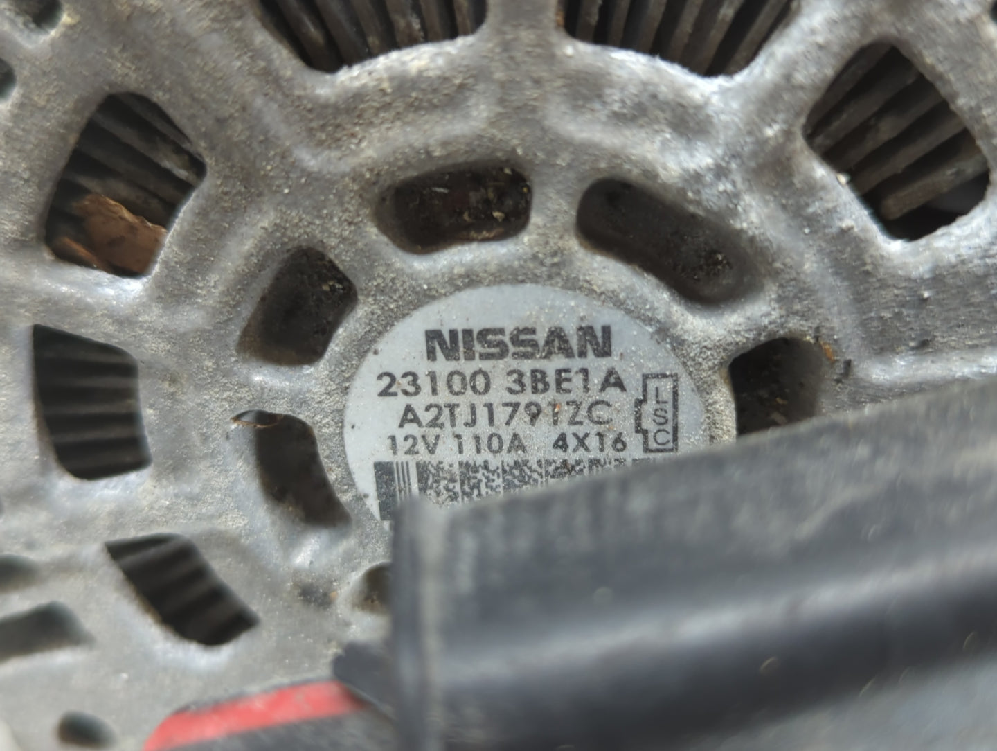 2015 Nissan Versa Note Alternator Replacement Generator Charging Assembly Engine OEM P/N:23100 3BE1A Fits OEM Used Auto Part
