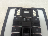2015-2018 Porsche Macan Overhead Console W/rear Climate Control Black - Oemusedautoparts1.com