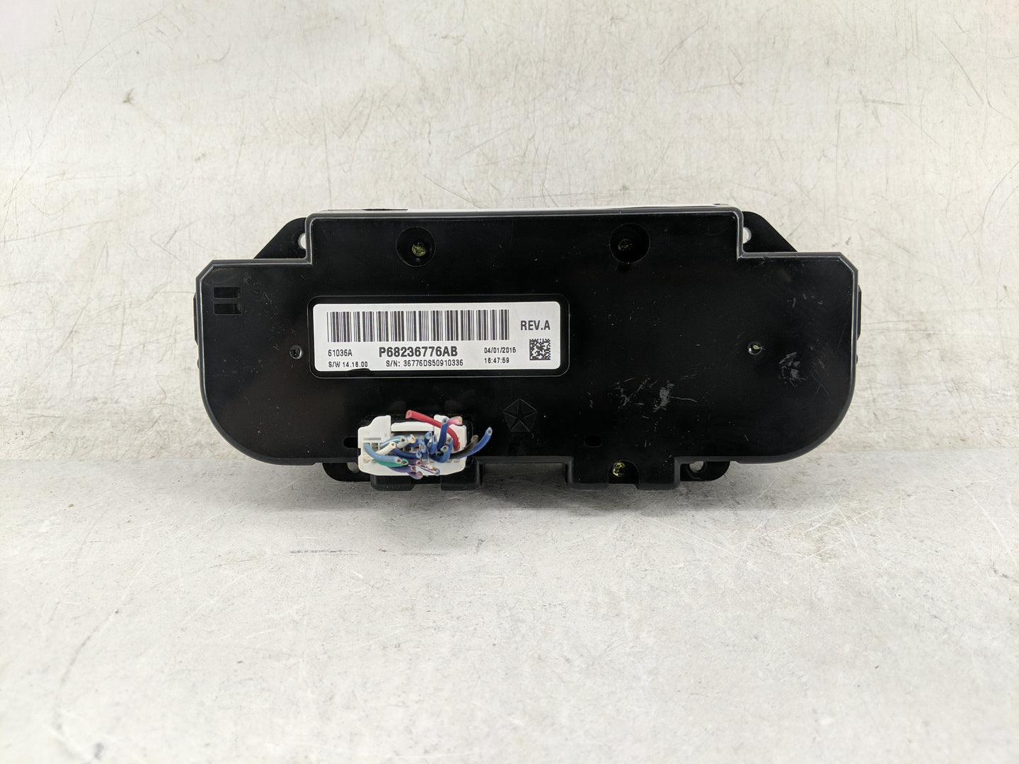 2015 Ram 1500 Climate Control Module Temperature AC/Heater Replacement P/N:P68236776AB Fits OEM Used Auto Parts - Oemusedaut