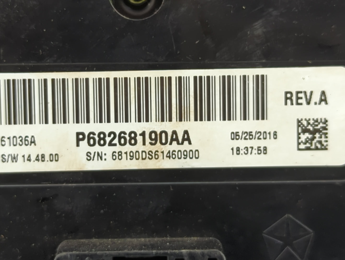 2013-2022 Ram 1500 Climate Control Module Temperature AC/Heater Replacement P/N:P68268190AA Fits OEM Used Auto Parts - Oemus