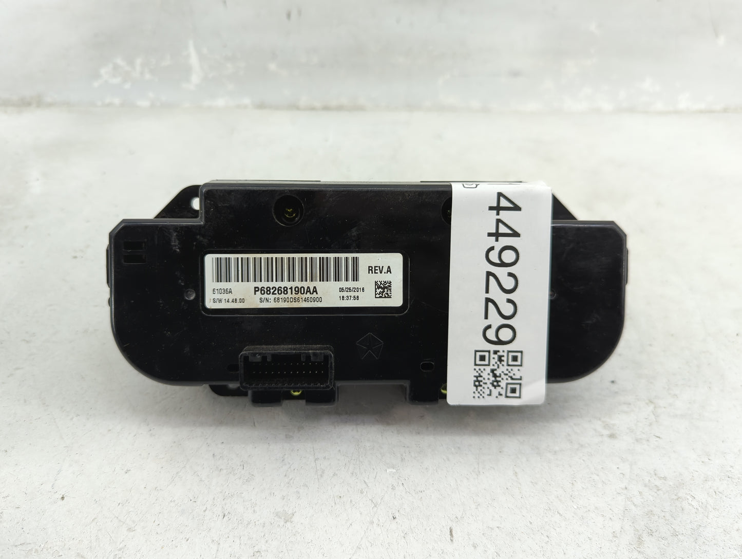 2013-2022 Ram 1500 Climate Control Module Temperature AC/Heater Replacement P/N:P68268190AA Fits OEM Used Auto Parts - Oemus