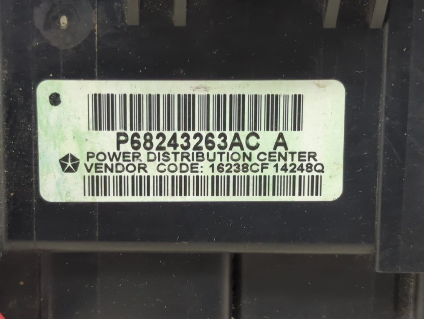 2015 Ram 1500 Fusebox Fuse Box Panel Relay Module P/N:P68243263AC Fits OEM Used Auto Parts - Oemusedautoparts1.com