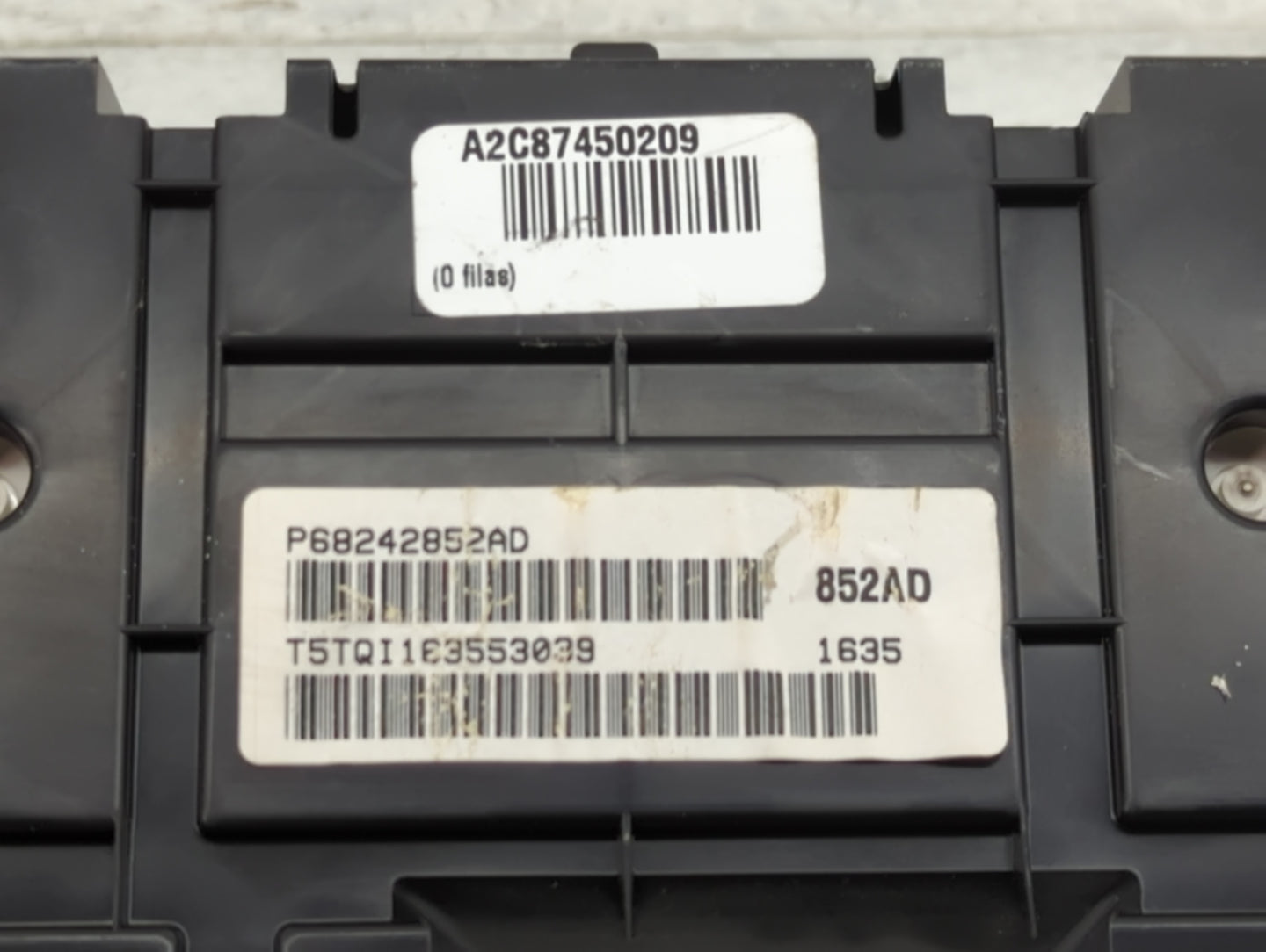 2015 Ram 1500 Instrument Cluster Speedometer Gauges P/N:P68242852AD A2C87450209 Miles:203K Fits OEM Used Auto Parts - Oemuse