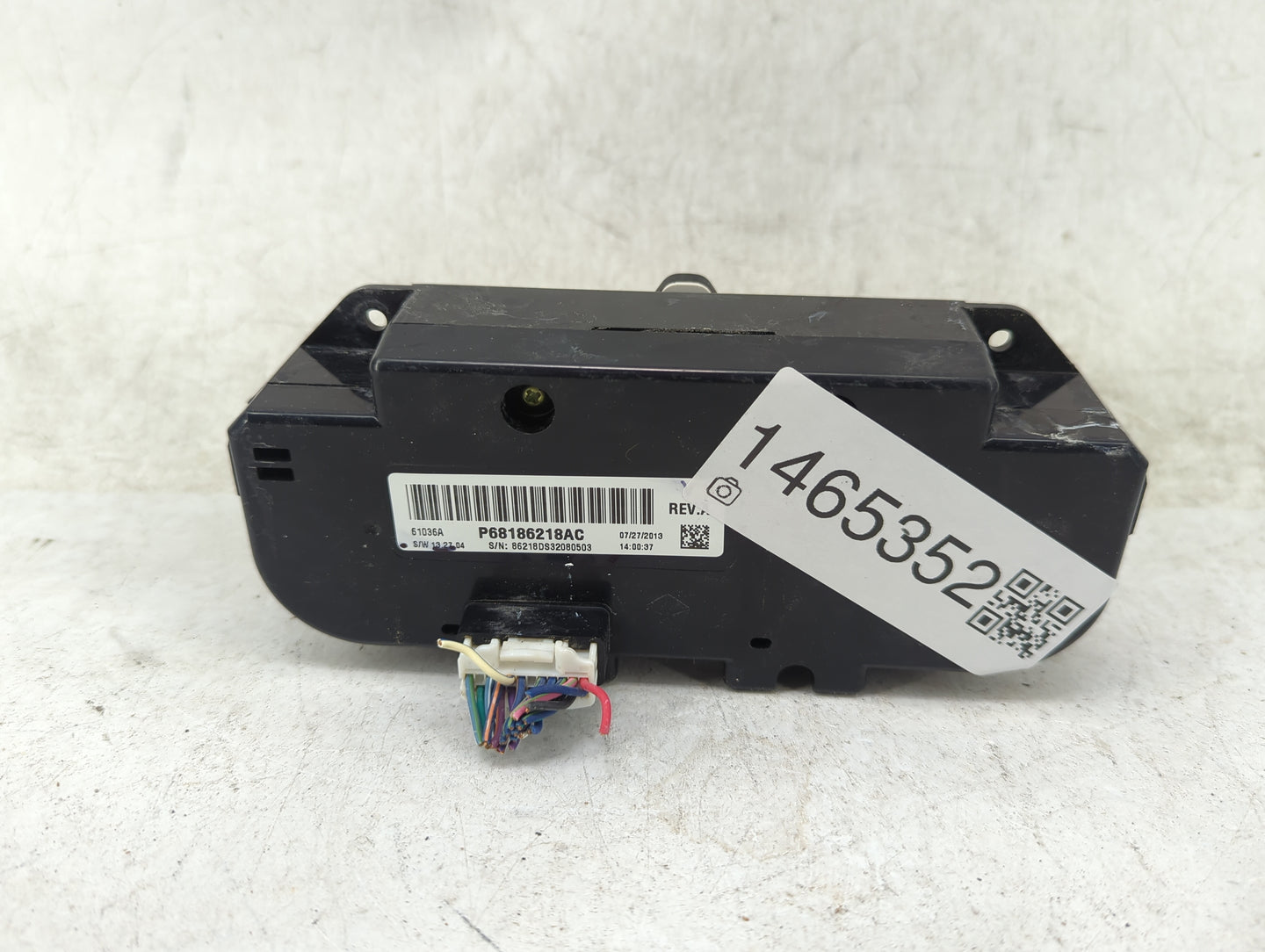 2013-2022 Ram 1500 Climate Control Module Temperature AC/Heater Replacement P/N:P68186218AC Fits OEM Used Auto Parts - Oemus