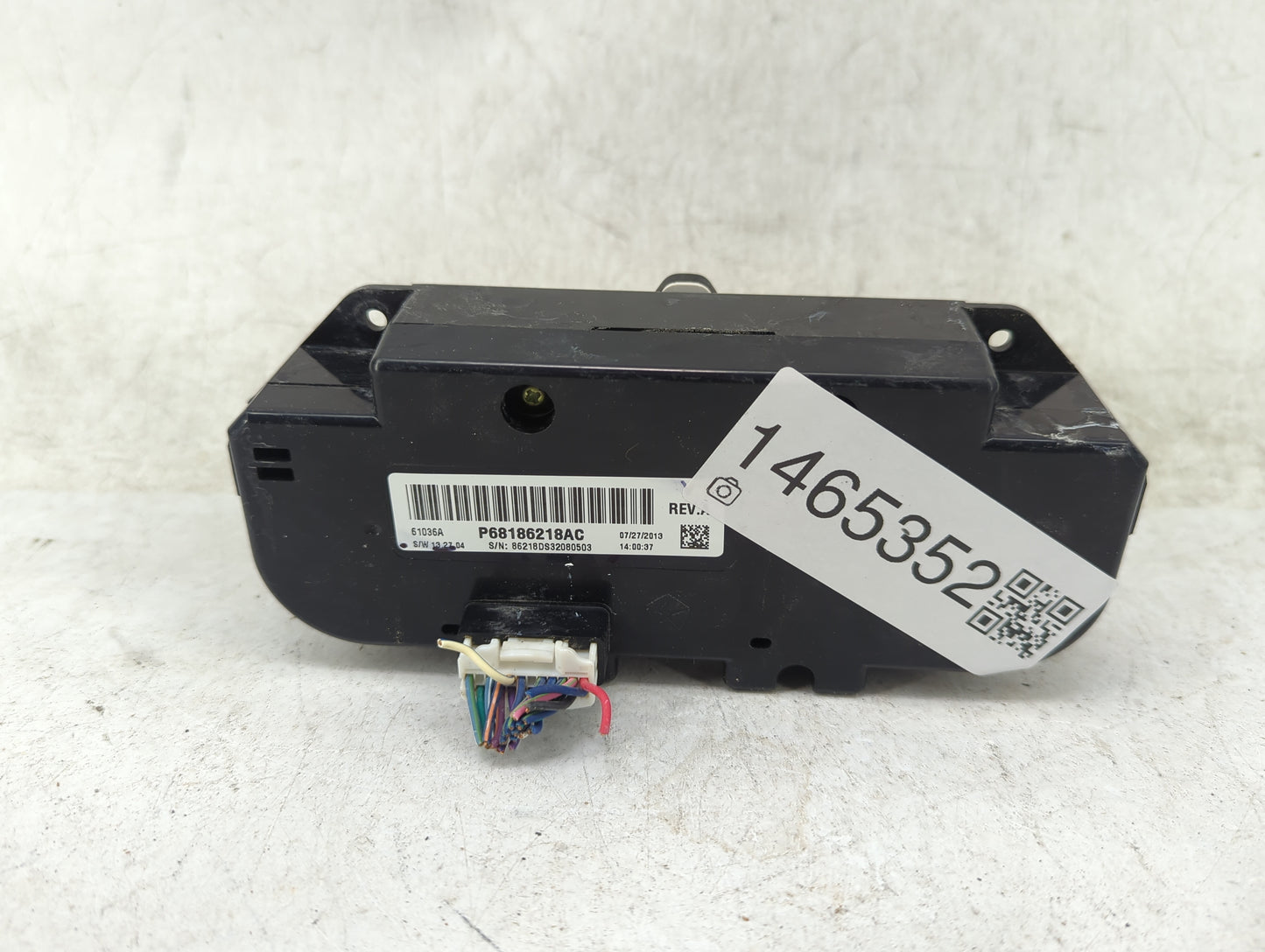 2013-2022 Ram 1500 Climate Control Module Temperature AC/Heater Replacement P/N:P68186218AC Fits OEM Used Auto Parts - Oemus