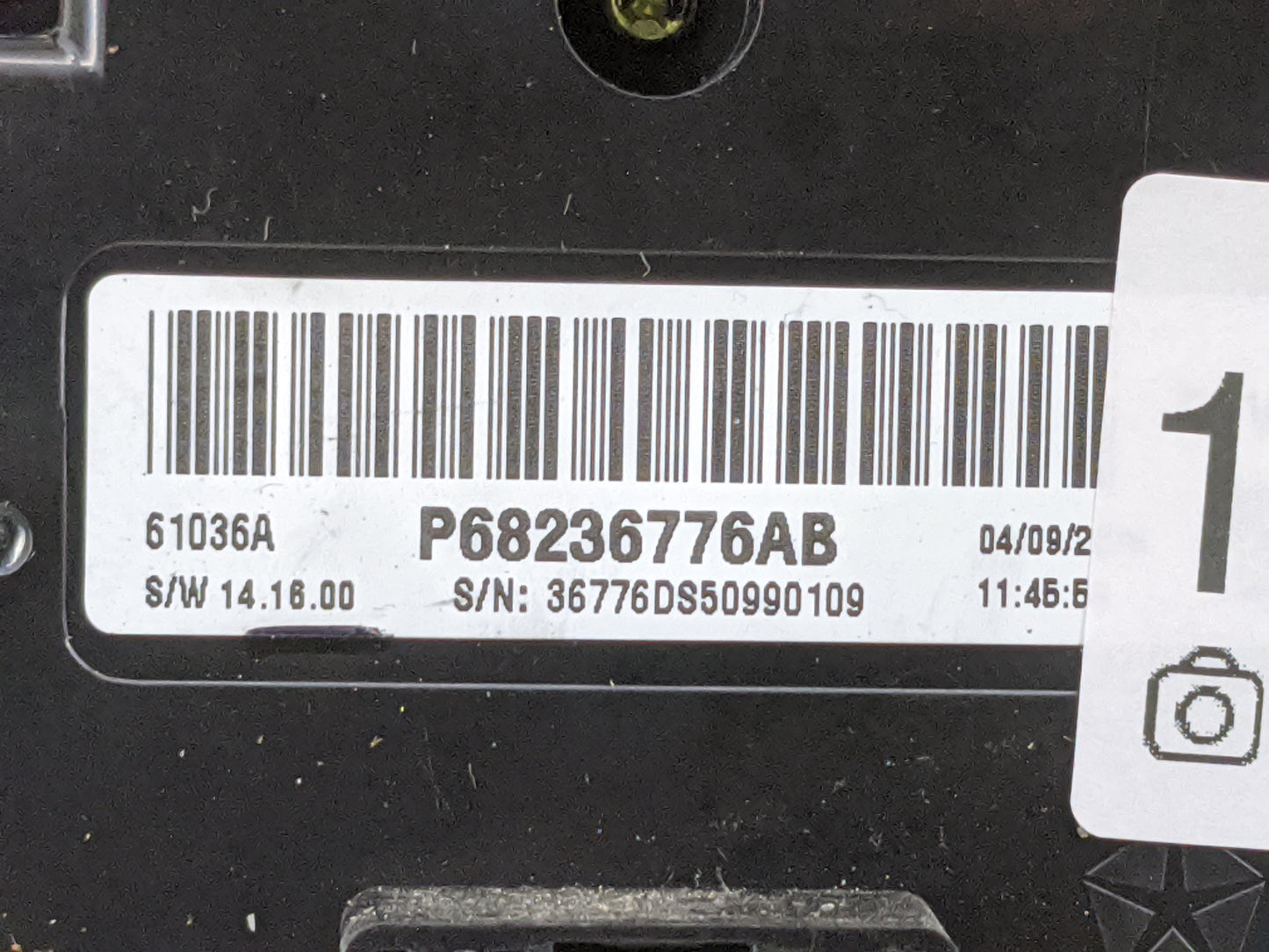 2015 Ram 1500 Climate Control Module Temperature AC/Heater Replacement P/N:P68236776AB Fits OEM Used Auto Parts - Oemusedaut