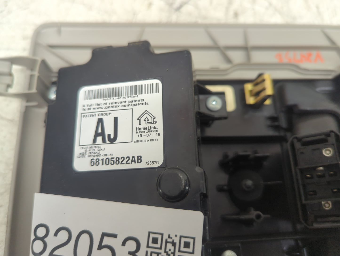 2013-2015 Ram 1500 Overhead Roof Console 1482053 - Oemusedautoparts1.com