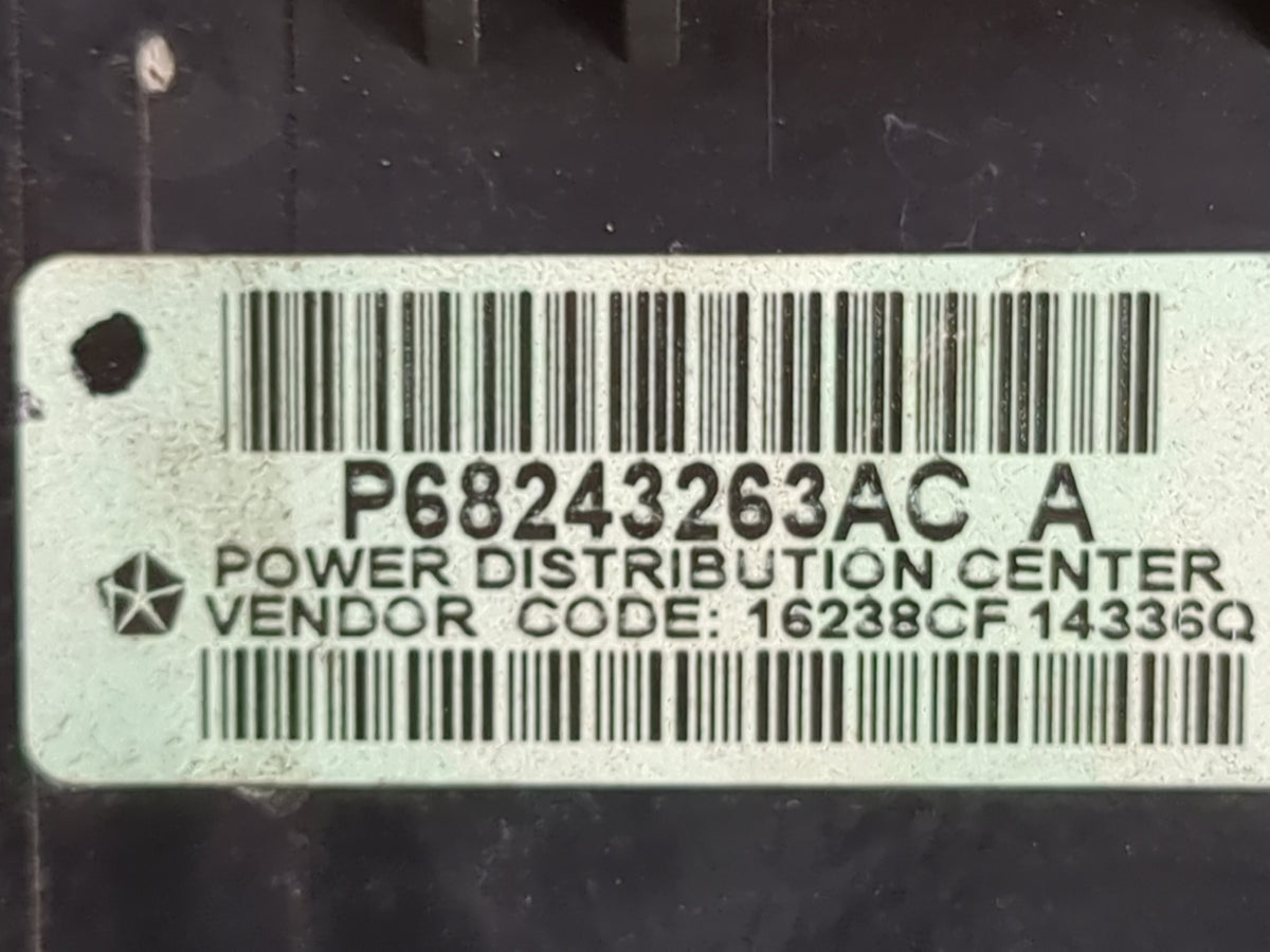 2015 Ram 1500 Fusebox Fuse Box Relay Module Tipm P68243263ac - Oemusedautoparts1.com