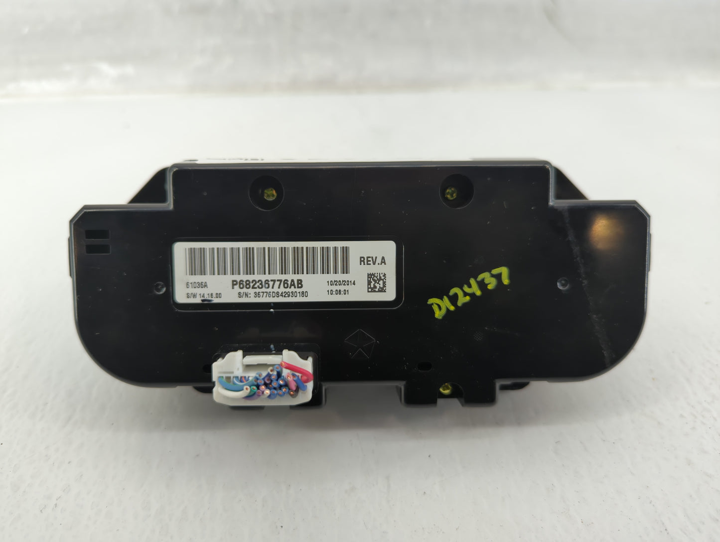 2014-2022 Ram 1500 Climate Control Module Temperature AC/Heater Replacement P/N:P68236776AB Fits OEM Used Auto Parts - Oemus