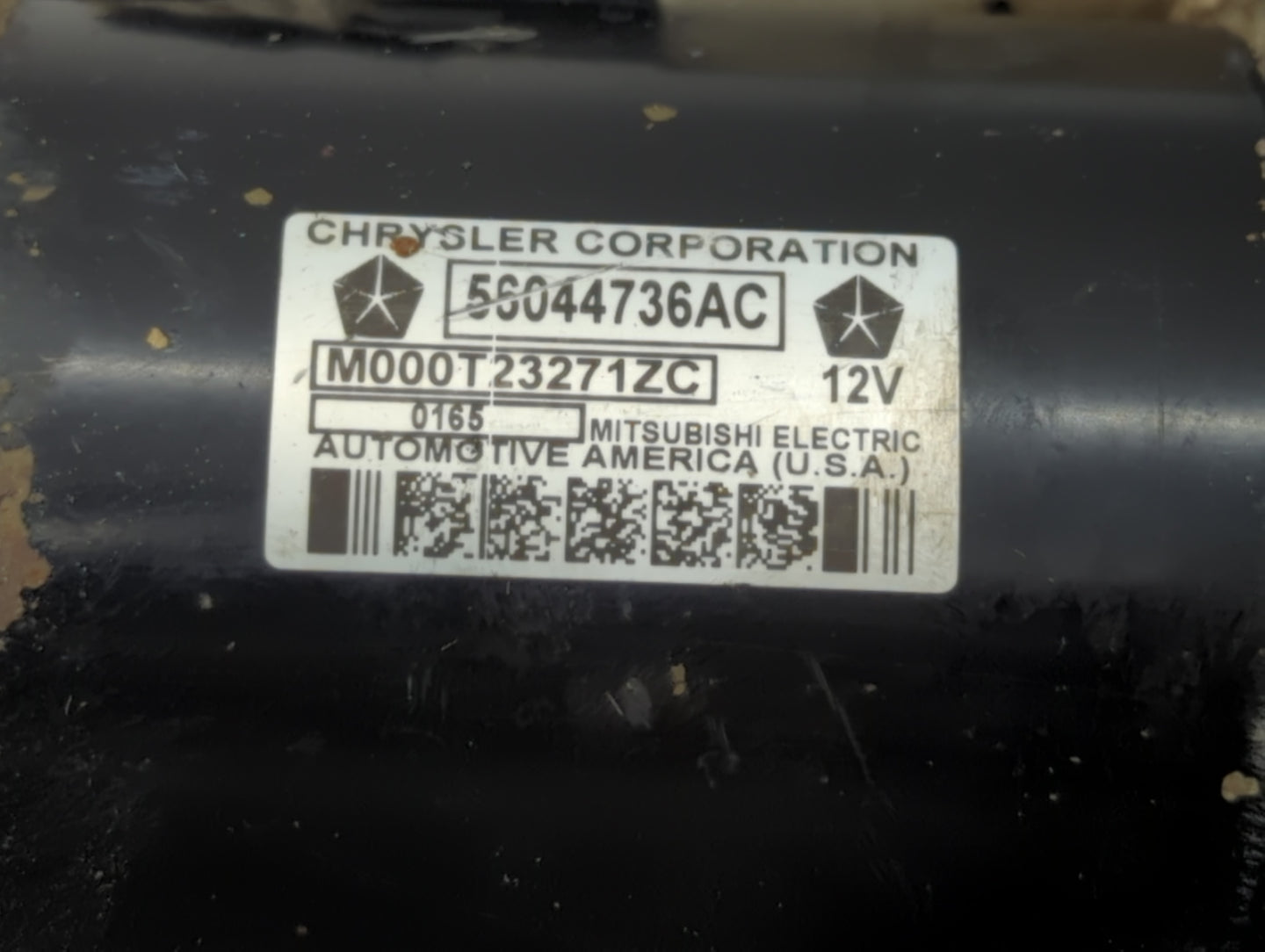 2011-2022 Ram 1500 Car Starter Motor Solenoid OEM P/N:56044736AC Fits OEM Used Auto Parts - Oemusedautoparts1.com
