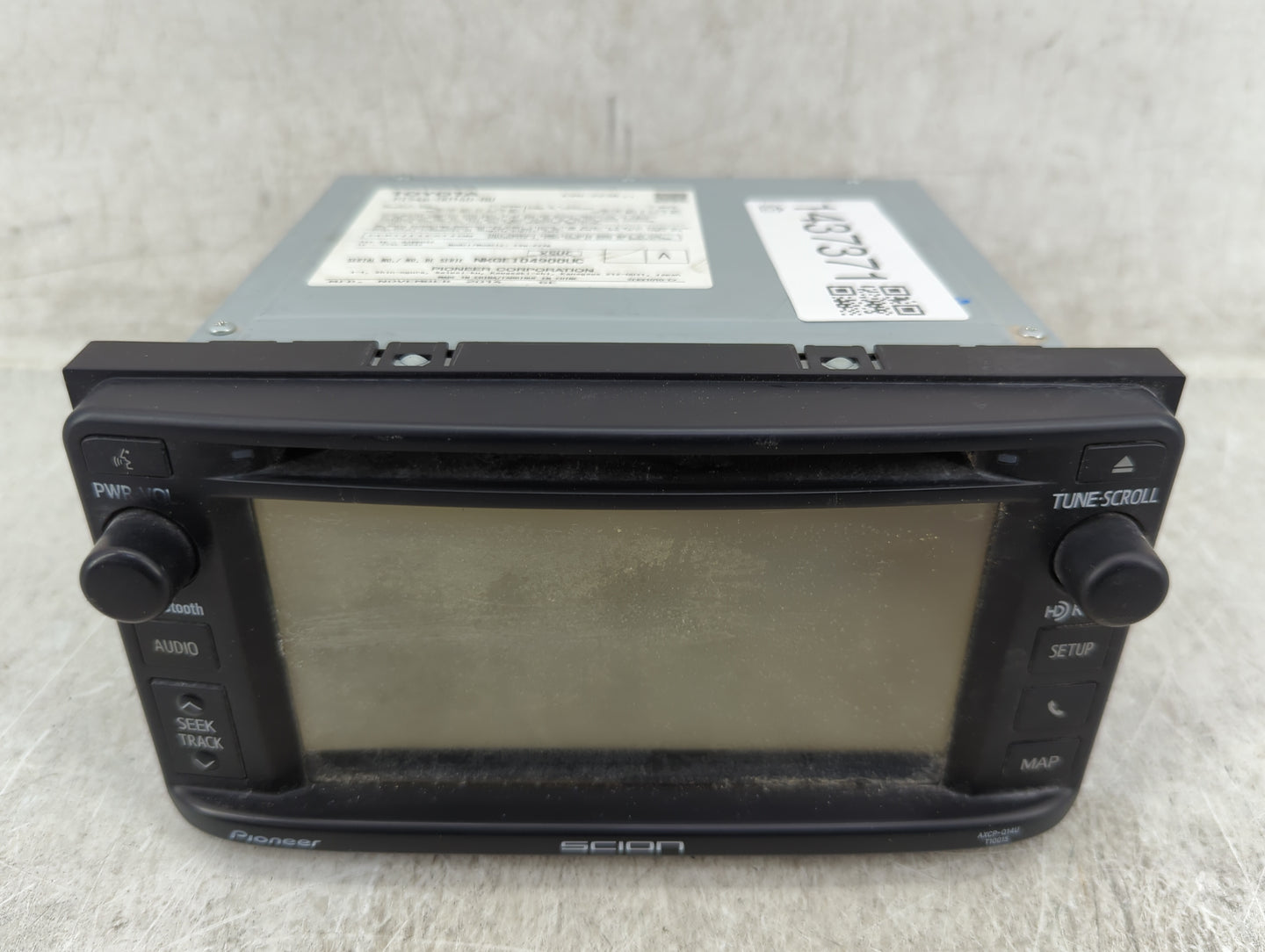 2013-2015 Scion Fr-S Radio AM FM Cd Player Receiver Replacement P/N:PT546-00140-BU CVH-2238 Fits Fits 2012 2013 2014 2015 20