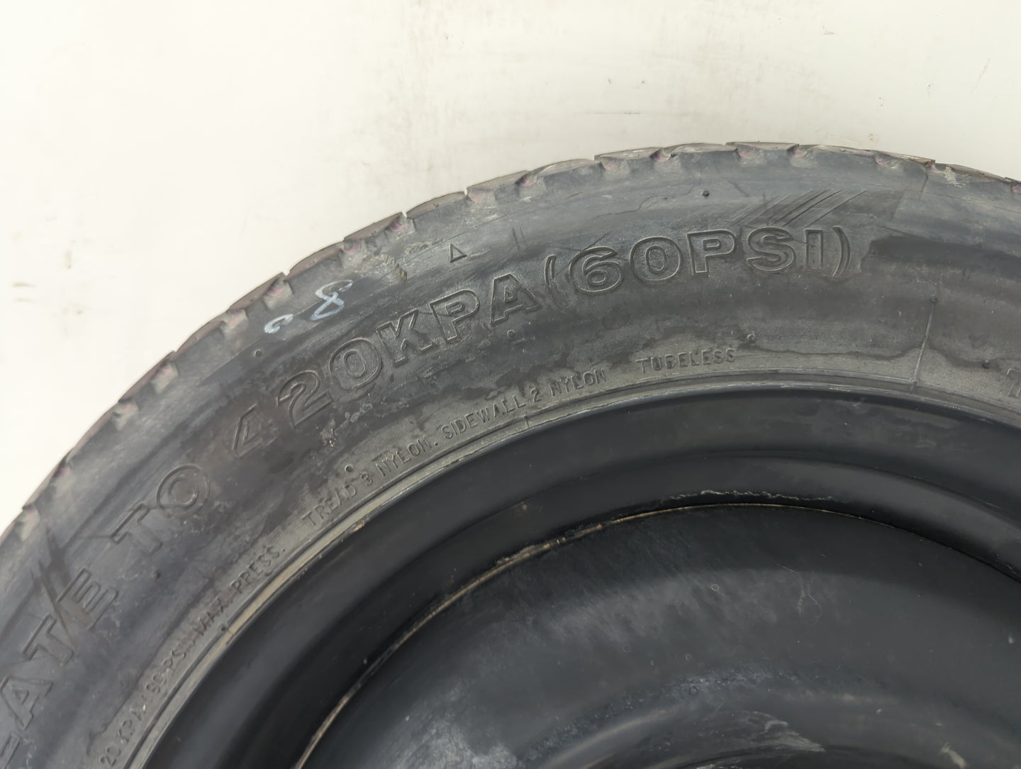 2015 Scion Iq Spare Donut Tire Wheel Rim Oem - Oemusedautoparts1.com
