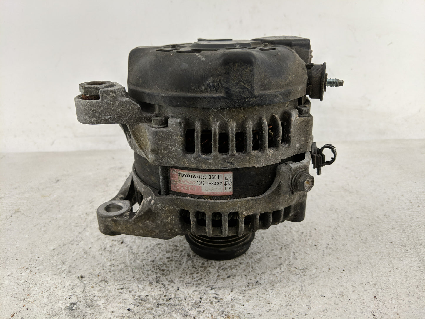 2011-2016 Scion Tc Alternator Replacement Generator Charging Assembly Engine OEM P/N:27060-36011 Fits OEM Used Auto Parts - 