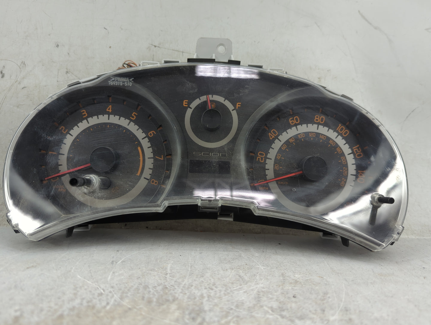 2015 Scion Tc Instrument Cluster Speedometer Gauges P/N:769315-510 83800 Miles: Fits OEM Used Auto Parts - Oemusedautoparts1