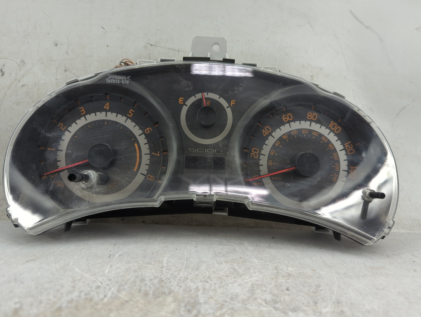 2015 Scion Tc Instrument Cluster Speedometer Gauges P/N:769315-510 83800 Miles: Fits OEM Used Auto Parts - Oemusedautoparts1
