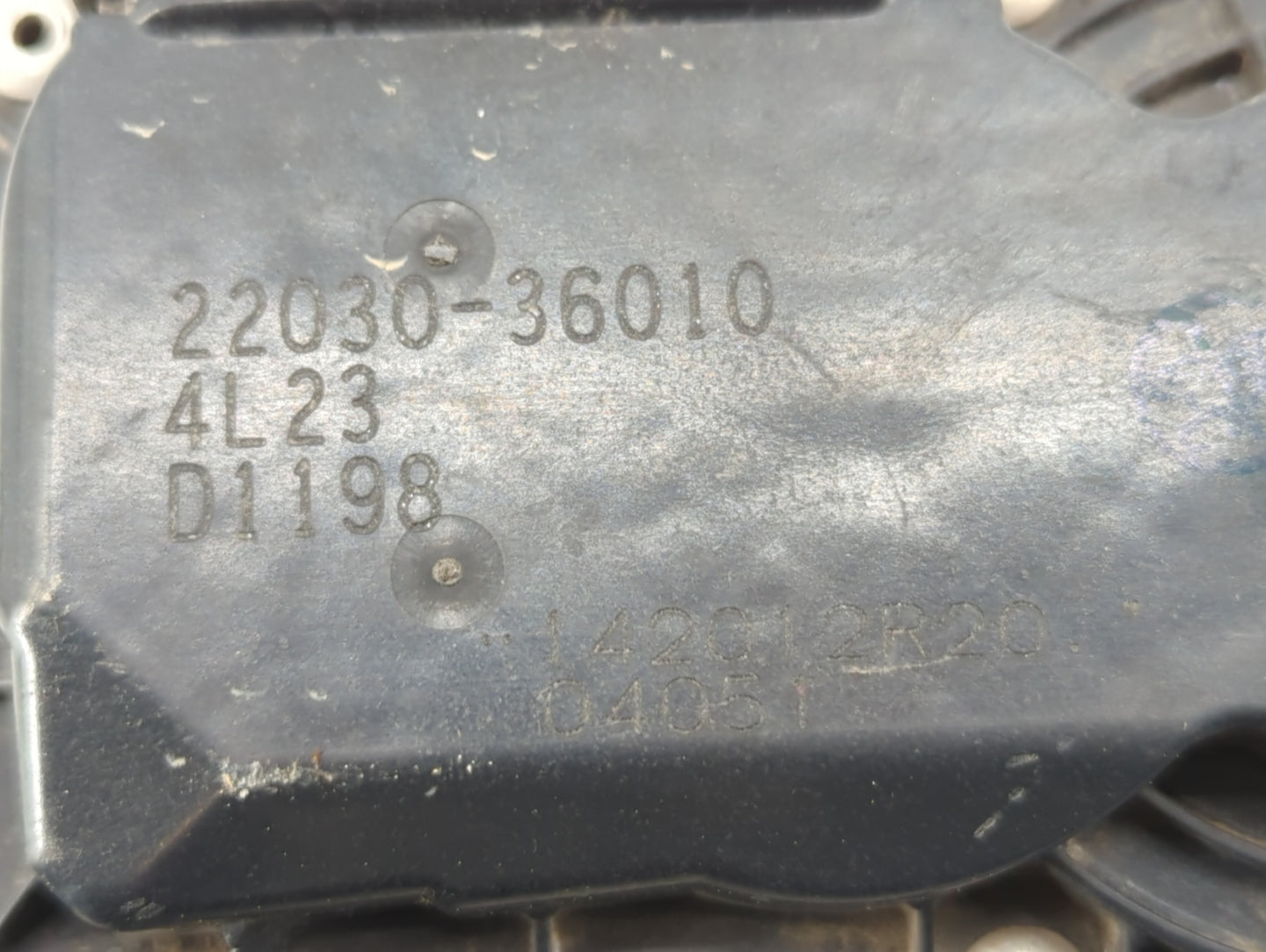 2011-2016 Scion Tc Throttle Body P/N:22030-36010 Fits Fits 2009 2010 2011 2012 2013 2014 2015 2016 2017 2018 2019 OEM Used A