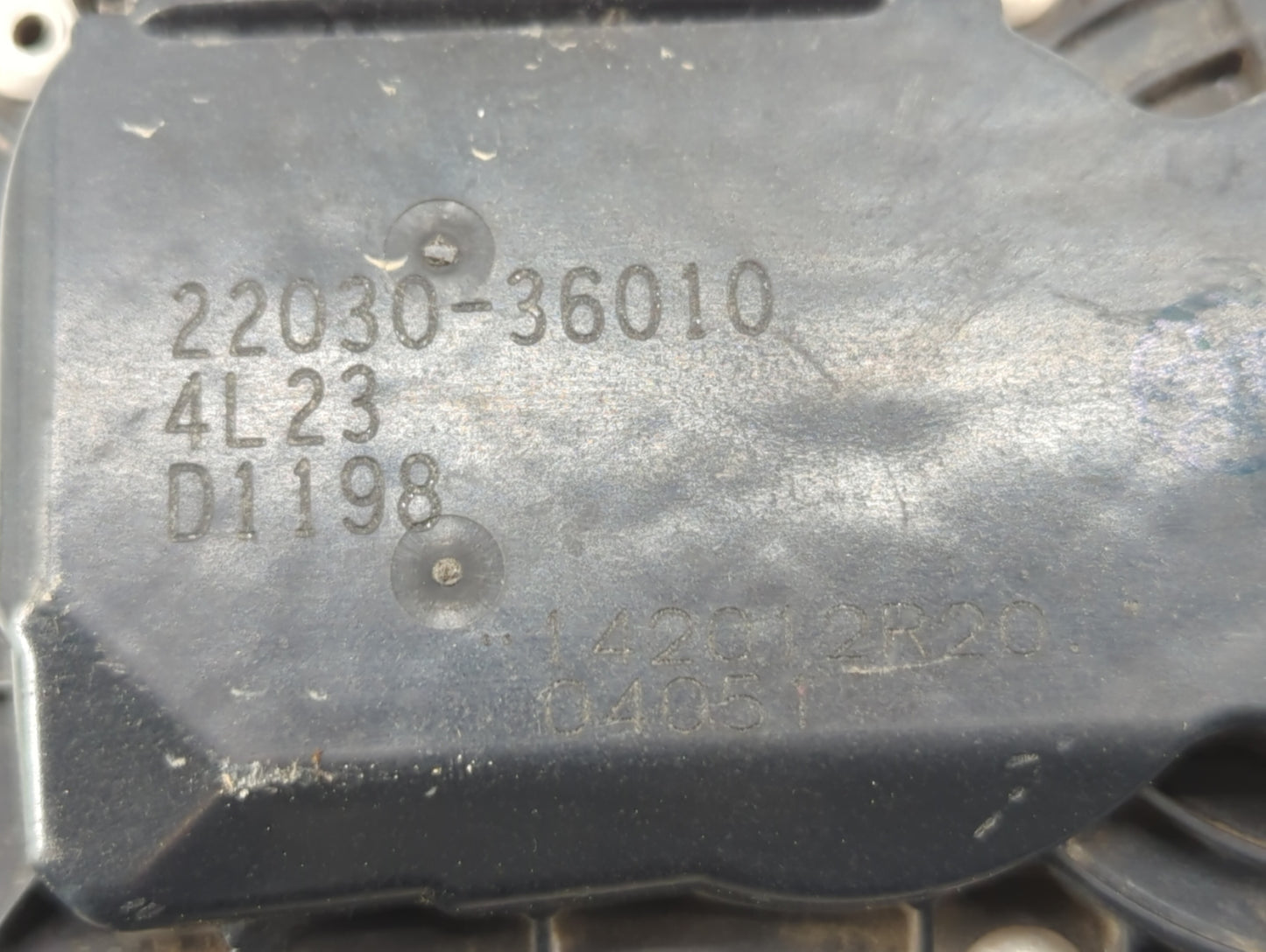 2011-2016 Scion Tc Throttle Body P/N:22030-36010 Fits Fits 2009 2010 2011 2012 2013 2014 2015 2016 2017 2018 2019 OEM Used A