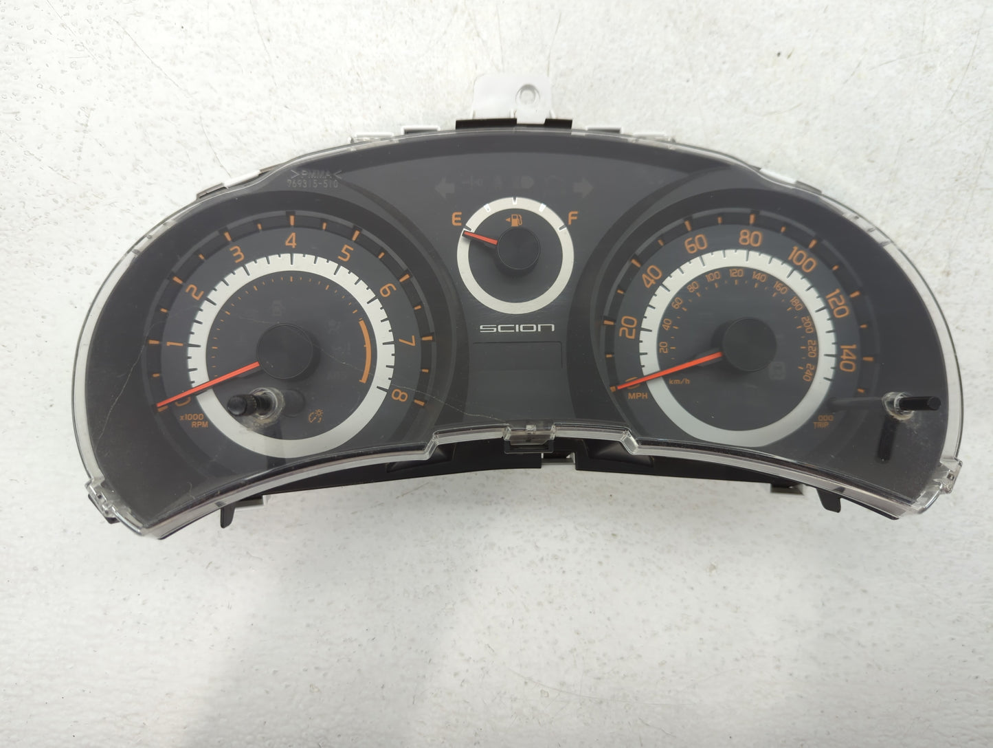 2014-2016 Scion Tc Instrument Cluster Speedometer Gauges P/N:83800-21480-A Fits Fits 2014 2015 2016 OEM Used Auto Parts - Oe