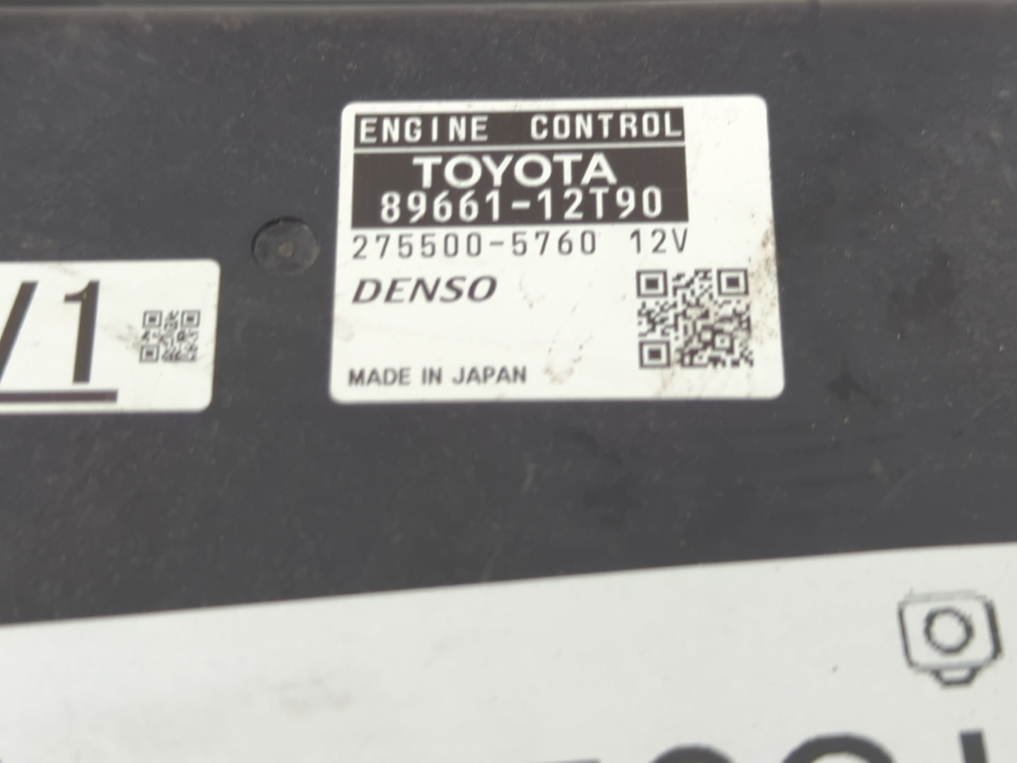 2013-2015 Scion Xb PCM Engine Control Computer ECU ECM PCU OEM P/N:275500-5760 89661-12T90 Fits Fits 2013 2014 2015 OEM Used