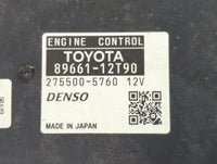 2013-2015 Scion Xb PCM Engine Control Computer ECU ECM PCU OEM P/N:275500-5760 89661-12T90 Fits Fits 2013 2014 2015 OEM Used